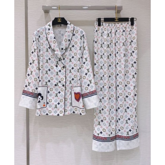 Louis Vuitton Women's Silk Pajamas Set