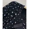 Prada Women's Star Print Dress Black