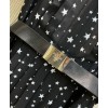 Prada Women's Star Print Dress Black