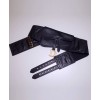 Dior Saddle Belt In Black Lambskin Black