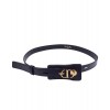 Dior 30 Montaigne Cow Leather Belt Black