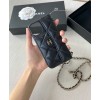 C-C Classic Case For Iphone With Chain Black
