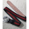 Gucci Unisex Web belt with G buckle 411924 Black