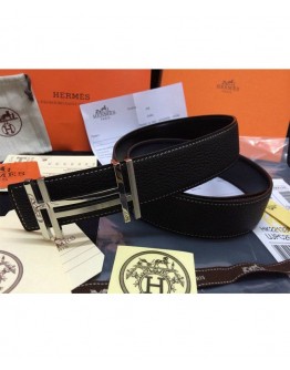 Hermes H Belt Black
