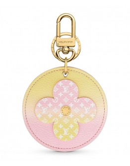 Louis Vuitton Illustre Bag Charm And Key Holder Yellow