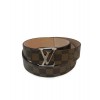 LV Intials Damer Azur Belt Brown