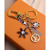 Louis Vuitton LV Snowflakes Bag Charm And Key Holder M80240 Golden