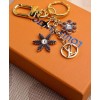 Louis Vuitton LV Snowflakes Bag Charm And Key Holder M80240 Golden