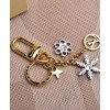 Louis Vuitton LV Snowflakes Bag Charm And Key Holder M80240 Golden