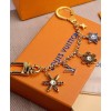 Louis Vuitton LV Snowflakes Chain Bag Charm Golden