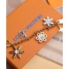 Louis Vuitton LV Snowflakes Chain Bag Charm Golden