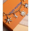 Louis Vuitton LV Snowflakes Chain Bag Charm Golden