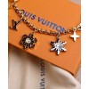 Louis Vuitton LV Snowflakes Chain Bag Charm Golden