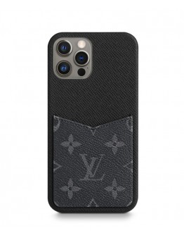 Louis Vuitton Iphone X/11/11 Pro/11 Pro Max/12/12 Pro/12 Pro Max Bumper Black