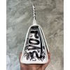 Balenciaga Hourglass Graffiti-Print Leather Mini Handbag 5935461 White