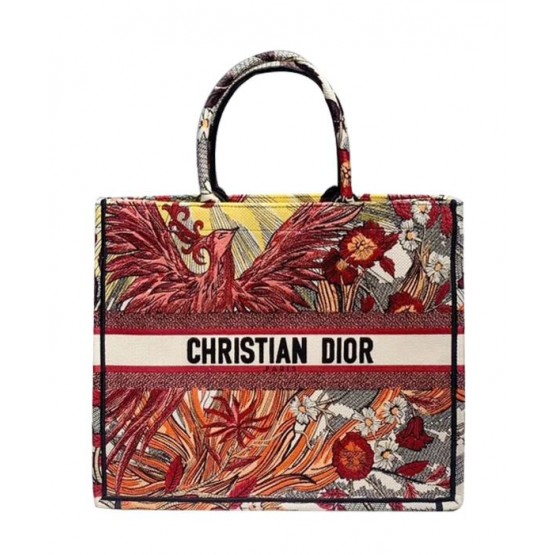 Dior Book Tote Dior Animals Embroidered Canvas Bag