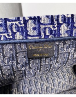 Christian Dior Book Tote Dark Blue