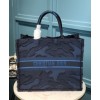 Dior Book Tote Camouflage Embroidered Canvas Bag