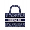 Christian Dior Mini Dior Book Tote Dark Blue
