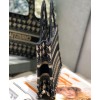 Dior Mini Houndstooth Embroidery Book Tote Handbag Cream