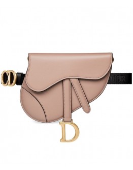 Dior Saddle belt clutch