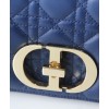 Dior Large Dior Caro Bag Blue