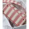 Dior Medium Lady D-Lite Bag Pink