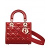 Dior My Abcdior Lady Dior Bag Red