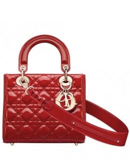 Dior My Abcdior Lady Dior Bag Red