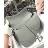 Dior Saddle Ultra-Matte Bag Gray