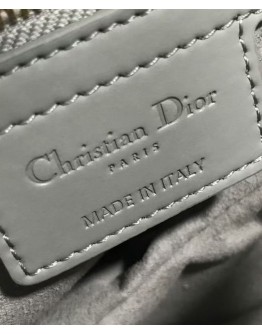 Dior Saddle Ultra-Matte Bag Gray