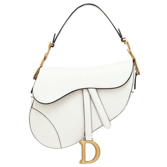 Dior Saddle Calfskin Bag M0446 White