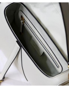 Dior Saddle Calfskin Bag M0446 White