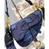 Dior Saddle Camouflage Embroidered Canvas Bag