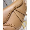 Dior Grooved Edges Soft Cowhide Leather Saddle Bag