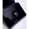 Christian Dior 30 Montaigne Lotus Wallet Black