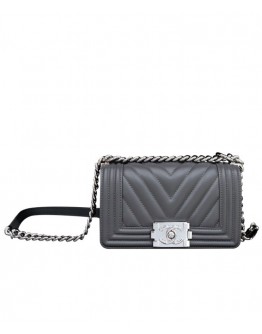 C-C Small Boy Handbag A67086 Dark Gray