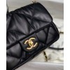 C-C Small Flap Bag AS2232 Black