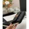 C-C Flap Card Holder With Chain AP2185 Black