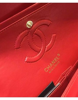 C-C Classic Flap Bag Lambskin 25cm 