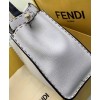 Fendi Peekaboo Iconic Medium Leather Bag White