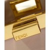 Fendi Peekaboo Iconic Mini Leather Interlace Bag 8BN244