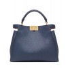 Fendi Peekaboo Iconic Essentially Leather Bag Dark Blue