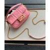 Fendi Mini Baguette Leather Bag 8BS017