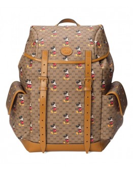Disney x Gucci medium backpack 603898 Light Coffee