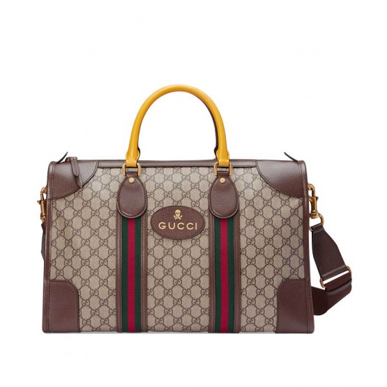 Gucci Soft GG Supreme Duffle Bag With Web 459311