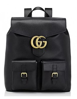 Gucci Marmont Backpack Leather 429007 Black