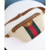 Gucci Vintage canvas belt bag 575082 Cream