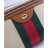 Gucci Vintage canvas belt bag 575082 Cream