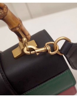 Gucci W Dionysus mini top handle bag 523367 Black
